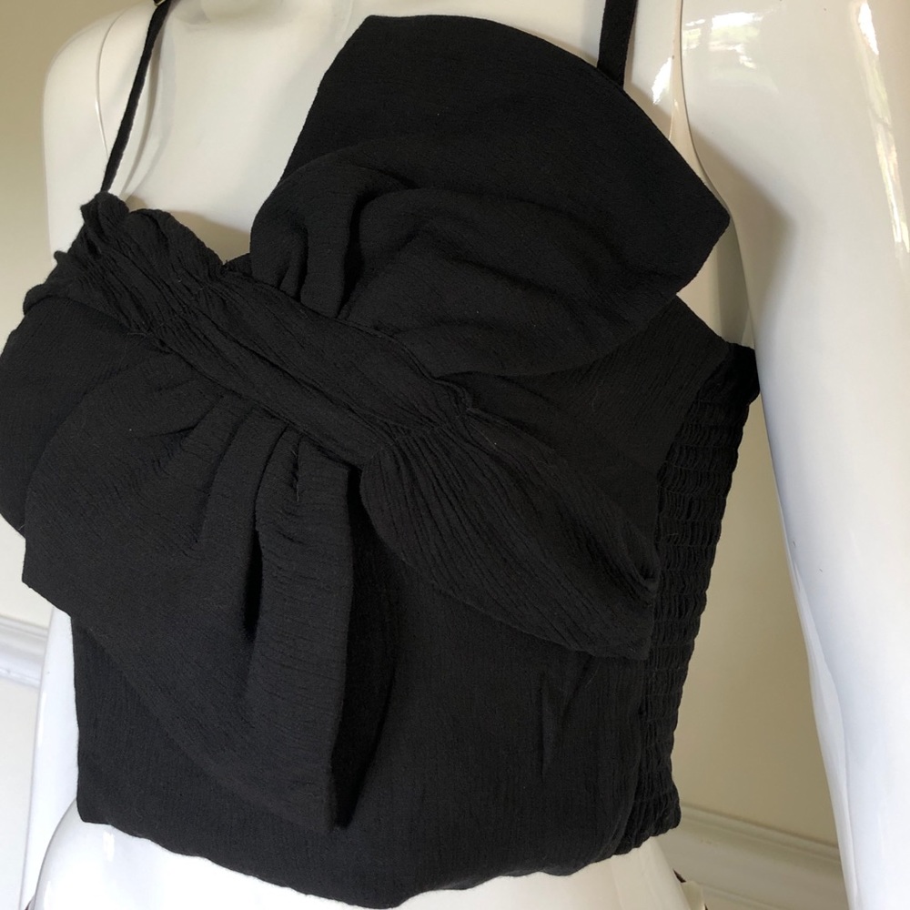 NWT Mia Joy Myla Crop Top in Black Sold Out